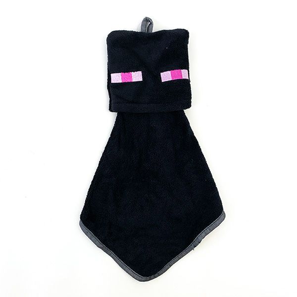 マインクラフト Minecraft ループタオル エンダーマン マイクラ ブラック