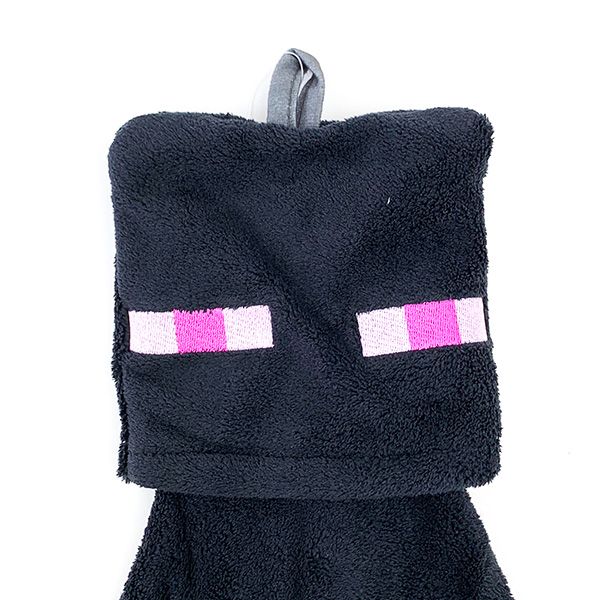 マインクラフト Minecraft ループタオル エンダーマン マイクラ ブラック