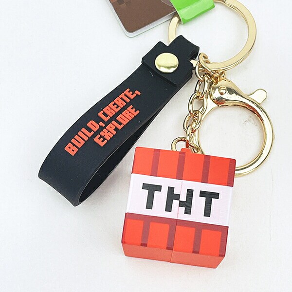 マインクラフト TNT火薬 マスコットキーホルダー