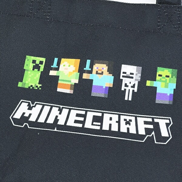 マインクラフト ミニトートバッグ ブラック ランチ