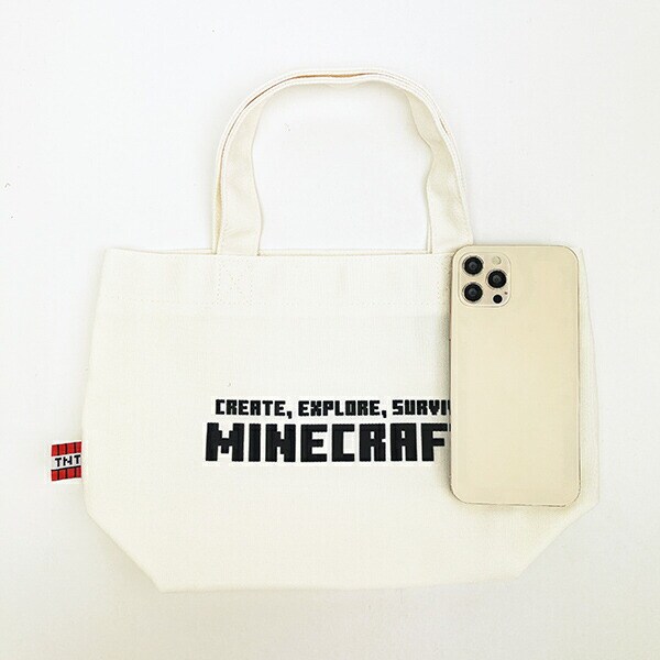 マインクラフト ミニトートバッグ クリーム ランチ