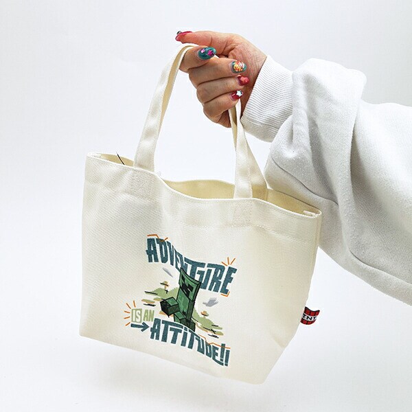 マインクラフト ミニトートバッグ クリーム ランチ