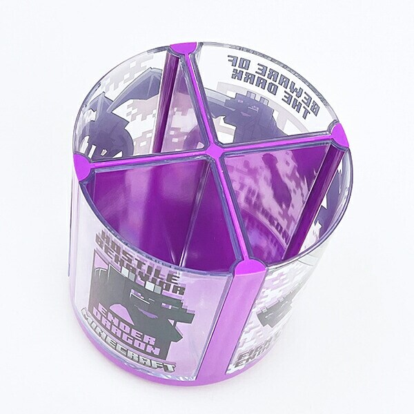 マインクラフト エンダードラゴン 回るペンスタンド 文具 ペン立て インテリア Minecraft