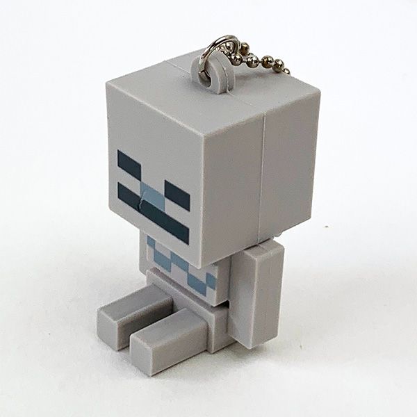 Minecraft PVCマスコット キーホルダー スケルトン キーチェーン マインクラフト マイクラ