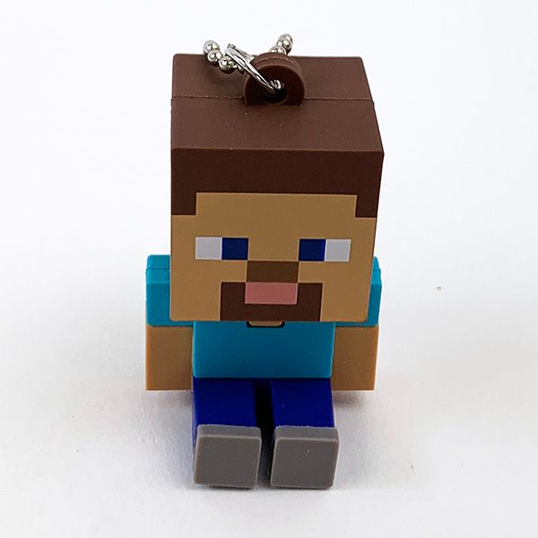 Minecraft PVCマスコット キーホルダー スティーブ キーチェーン マインクラフト マイクラ