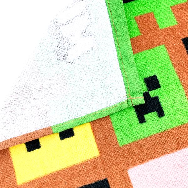 マインクラフト Minecraft タオルＳ 集合 マイクラ ハンドタオル ブラウン