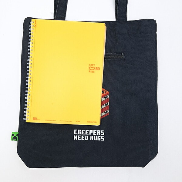 マインクラフト トートバッグ ブラック