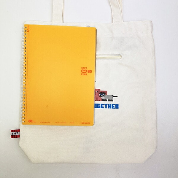 マインクラフト トートバッグ クリーム