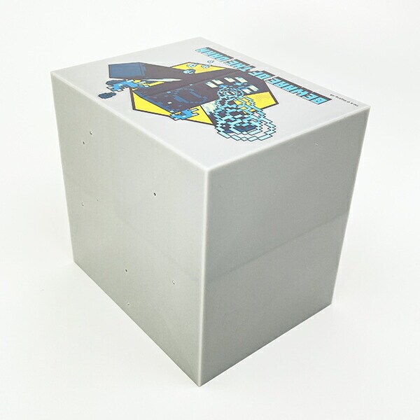 マインクラフト キャラチェスト (グレー) インテリア収納 文具 マイクラ