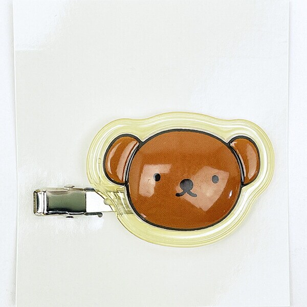 ミッフィー miffy ボリス ぷっくりったい前髪クリップ