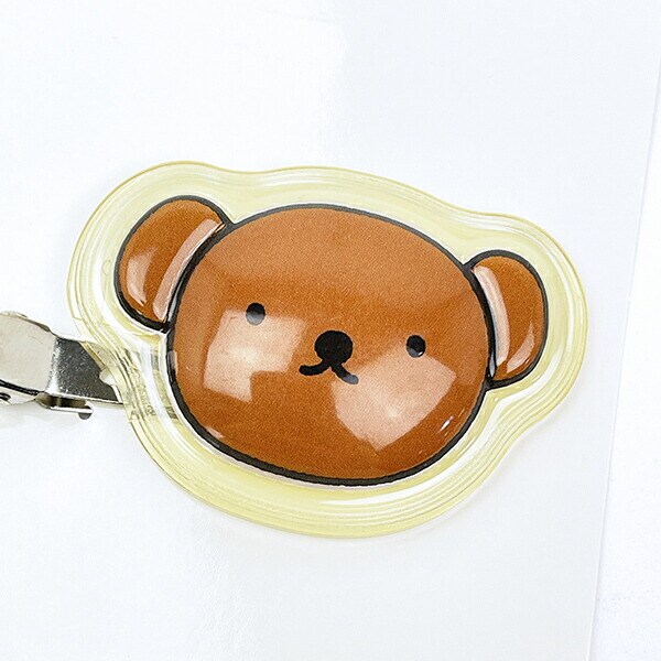 ミッフィー miffy ボリス ぷっくりったい前髪クリップ