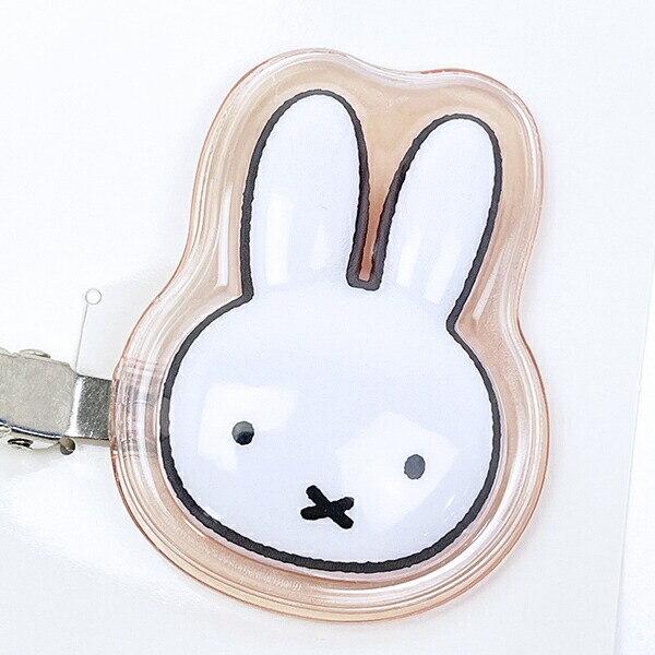 ミッフィー miffy ぷっくりったい前髪クリップ フェイス