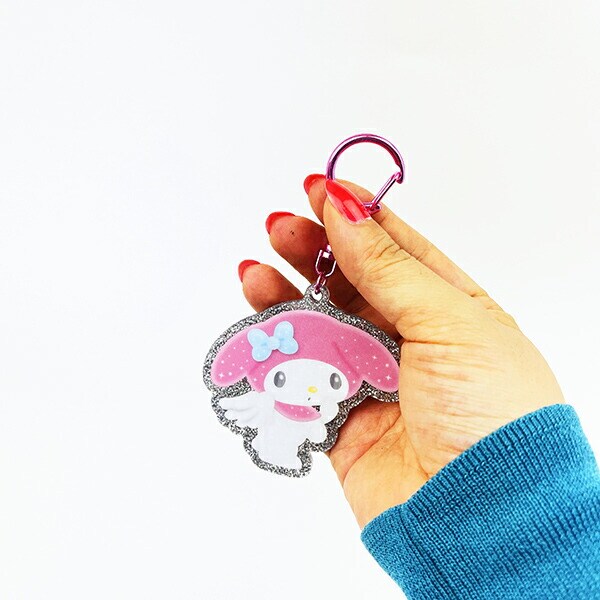 サンリオ マイメロディ ピンク エンジェルシリーズ アクリルキーホルダー Sanrio