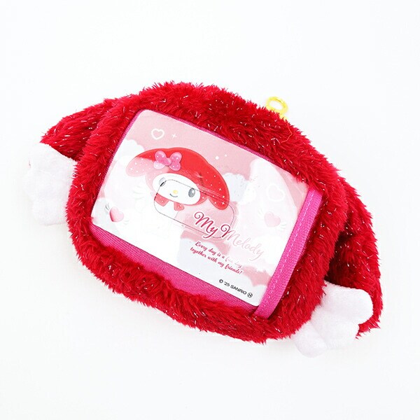 サンリオ マイメロディ レッド エンジェルシリーズ フェイスパスケース 定期入れ Sanrio