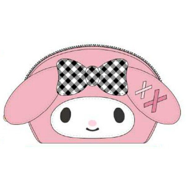 サンリオ マイメロディ おそろいギンガムチェック シリーズ オーバルミニポーチ Sanrio