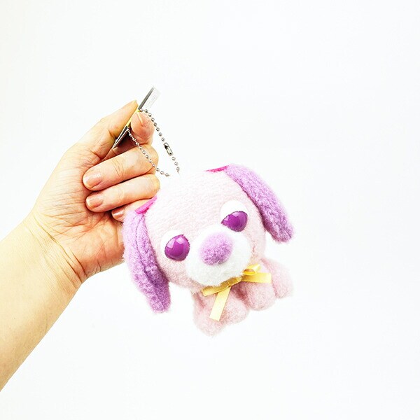 お茶犬 ハナ ボールチェーンマスコット ふわふわシリーズ キーホルダー