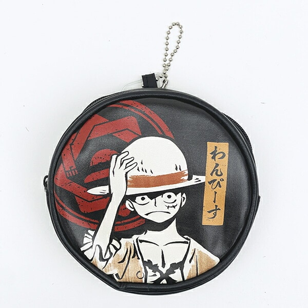 ワンピース ONE PIECE ポーチ付きエコバッグ ブラック