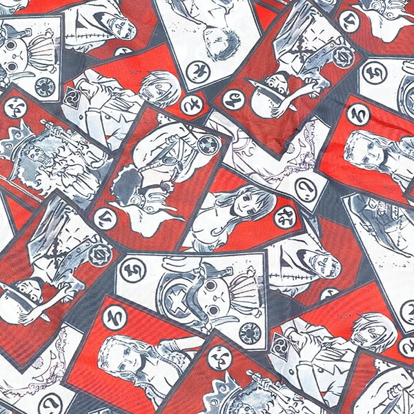 ワンピース ONE PIECE ポーチ付きエコバッグ レッド