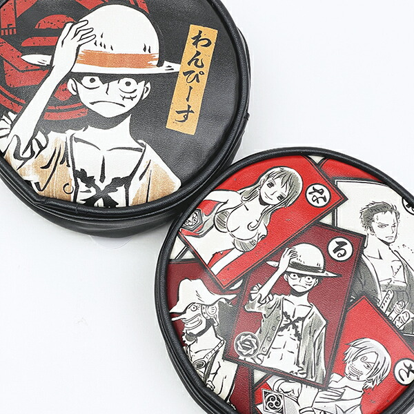 ワンピース ONE PIECE ポーチ付きエコバッグ レッド