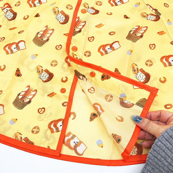 パンどろぼう レインポンチョ イエロー