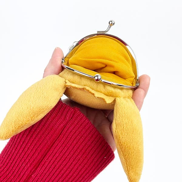 ポケットモンスター ポケモン イーブイ ミニがまぐち キーホルダー 小物入れ ブラウン