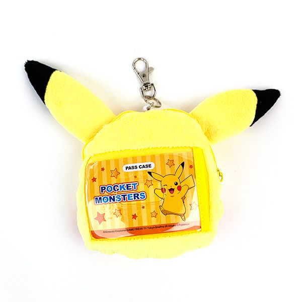 ポケットモンスター フェイスパスケース ピカチュウ 定期入れ ICカードケース 通学 通勤 ポケモン