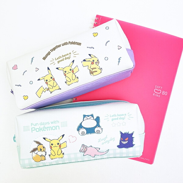 ポケットモンスター 集合 ダブルファスナーポーチ ポケモン