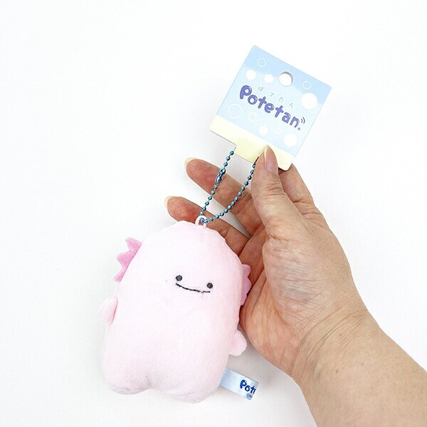 Potetan うーぱーるーぱー ボールチェーンマスコット ぬいぐるみ キーホルダー ピンク