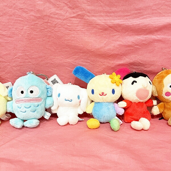 サンリオ シナモロール 足ぶら キーチェーンマスコット ぬいぐるみ キーホルダー