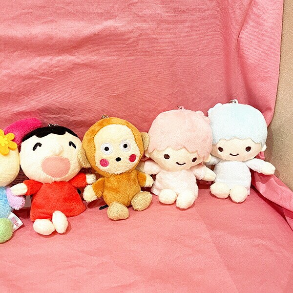 サンリオ リトルツインスターズ ララ 足ぶら キーチェーンマスコット ぬいぐるみ キーホルダー