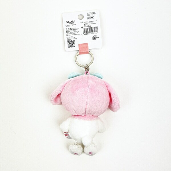 サンリオ マイメロディ 足ぶら キーチェーンマスコット ぬいぐるみ キーホルダー