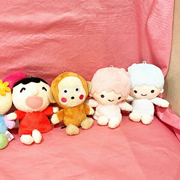 サンリオ おさるのもんきち 足ぶら キーチェーンマスコット ぬいぐるみ キーホルダー