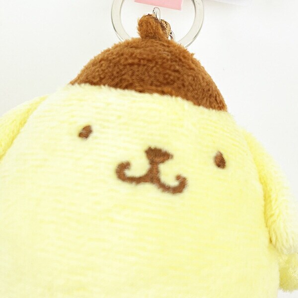 サンリオ ポムポムプリン 足ぶら キーチェーンマスコット ぬいぐるみ キーホルダー