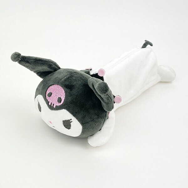 サンリオ クロミ ぬいぐるみペンポーチ 足ぶらシリーズ ペンケース 筆箱 ブラック