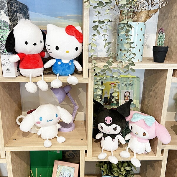 サンリオ ポチャッコ お座りぬいぐるみ 足ぶらシリーズ インテリア ホワイト