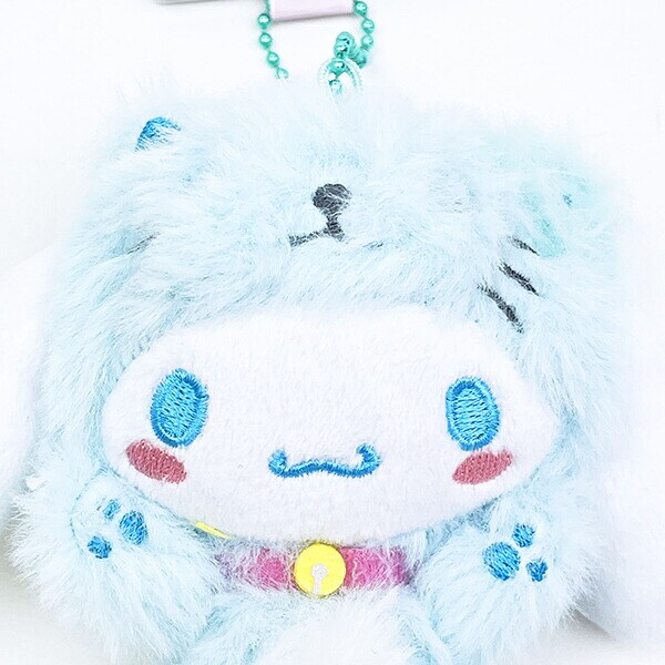 サンリオ シナモロール (ネコ) ボールチェーンマスコット ぬいぐるみ シナモン バンザイシリーズ Sanrio