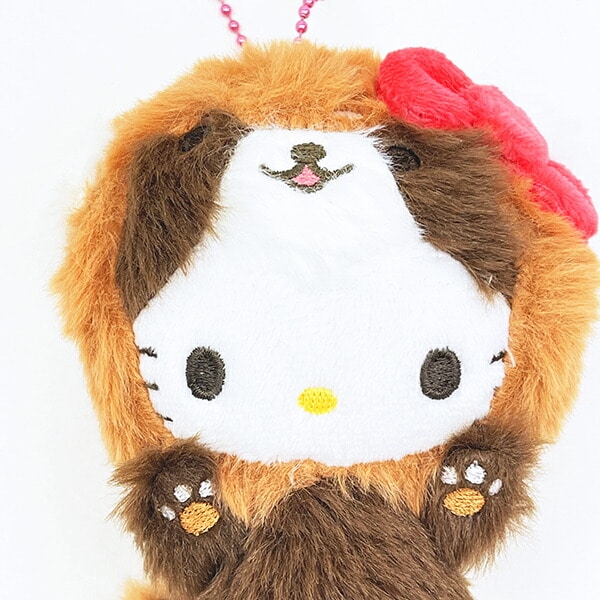 サンリオ ハローキティ (レッサーパンダ) ボールチェーンマスコット ぬいぐるみ バンザイシリーズ Sanrio