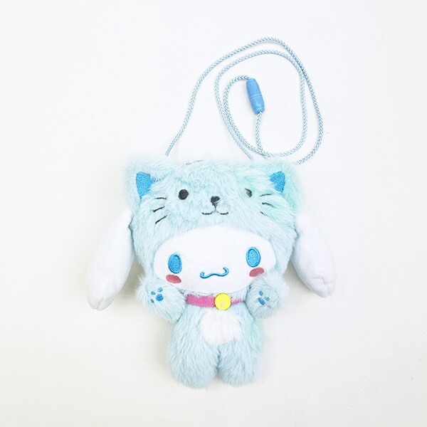 サンリオ シナモロール (ネコ) SABぬいぐるみネックポーチ シナモン バンザイシリーズ Sanrio