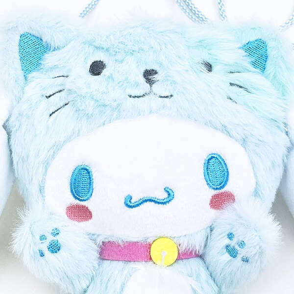 サンリオ シナモロール (ネコ) SABぬいぐるみネックポーチ シナモン バンザイシリーズ Sanrio