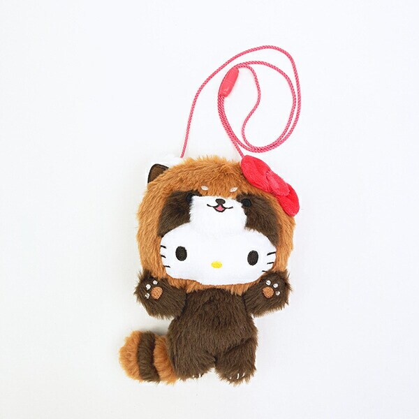 サンリオ ハローキティ (レッサーパンダ) SABぬいぐるみネックポーチ バンザイシリーズ Sanrio