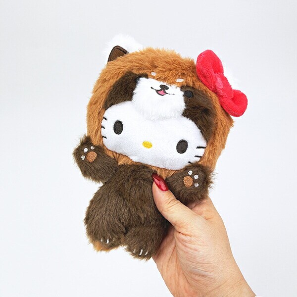 サンリオ ハローキティ (レッサーパンダ) SABぬいぐるみネックポーチ バンザイシリーズ Sanrio