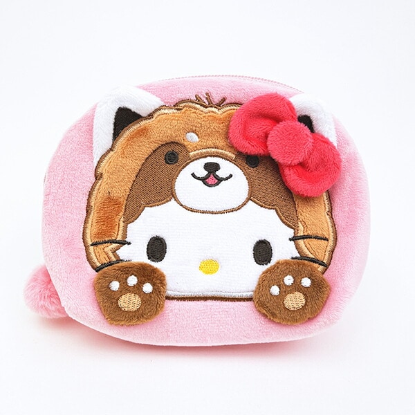 サンリオ ハローキティ (レッサーパンダ) オーバルポーチ バンザイシリーズ Sanrio