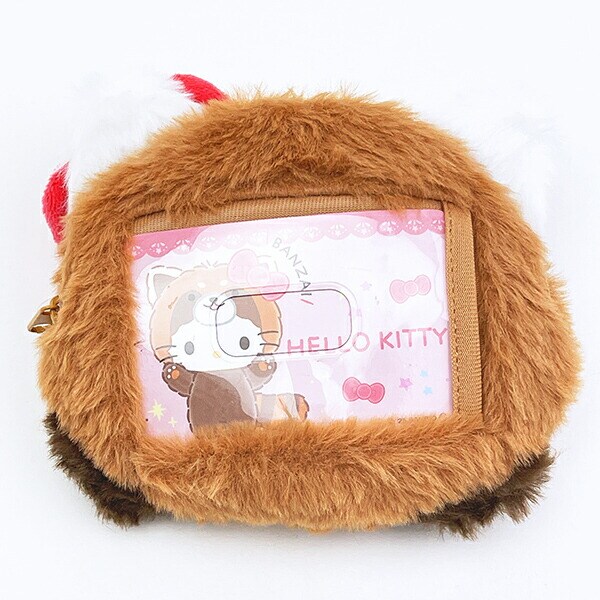 サンリオ ハローキティ (レッサーパンダ) フェイスパスケース 定期入れ バンザイシリーズ Sanrio