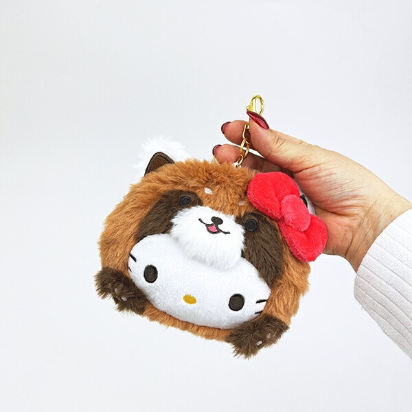 サンリオ ハローキティ (レッサーパンダ) フェイスパスケース 定期入れ バンザイシリーズ Sanrio