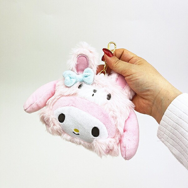 サンリオ マイメロディ (ウサギ) フェイスパスケース 定期入れ バンザイシリーズ Sanrio