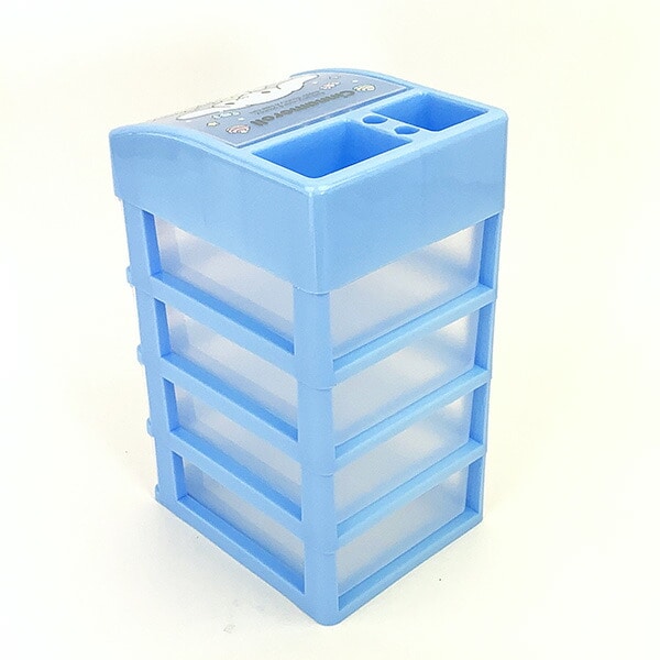 サンリオ シナモロール 4段チェスト 小物入れ 収納 インテリア ブルー