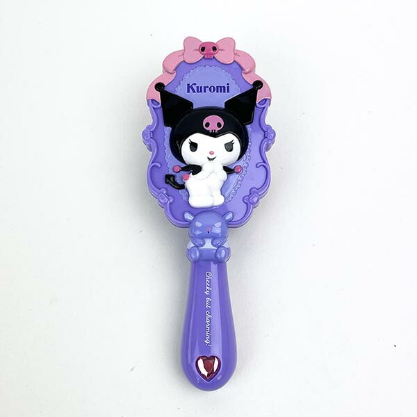 dショッピング |サンリオ クロミ ヘアブラシ くし 日用品 パープル