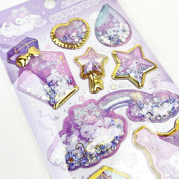 サンリオ クロミ キラキラカプセルシール 文具 ステッカー デコ キッズ