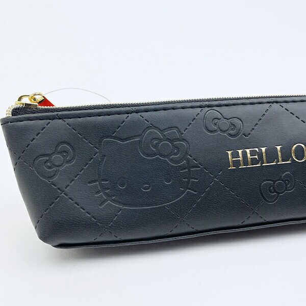 サンリオ ハローキティ 型押しスリムポーチ Sanrio