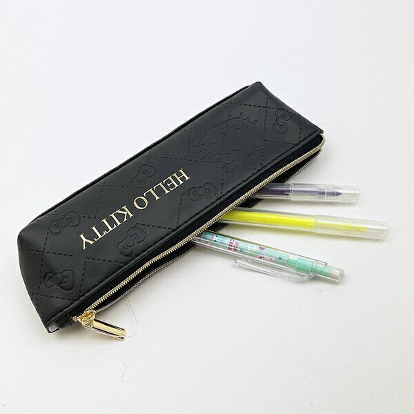 サンリオ ハローキティ 型押しスリムポーチ Sanrio